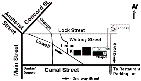 UU Church of Nashua Map